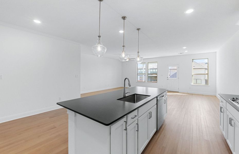 Furnished interior view inside a new home in Saddleback at Santa Rita Ranch, Liberty Hill (Image 12).