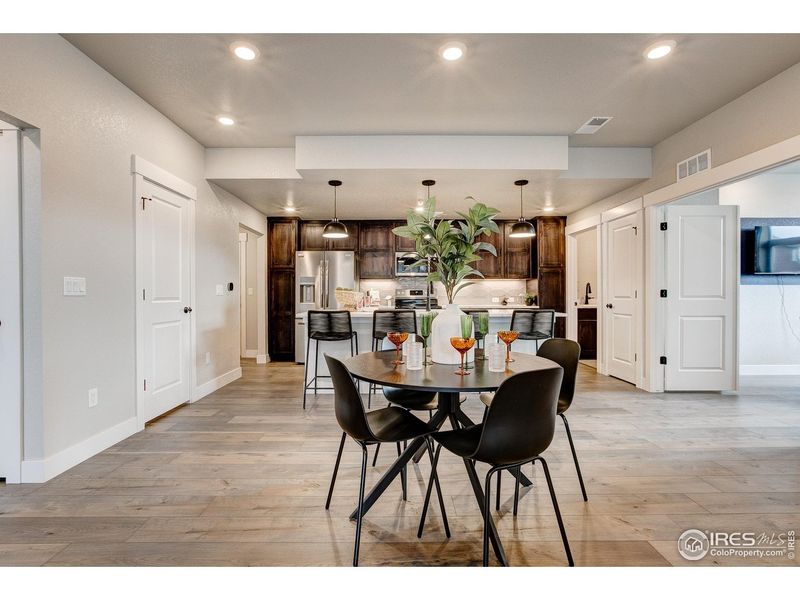 Furnished interior view inside a new home in Northfield at Old Town - Vista Collection, Fort Collins (Image 5).
