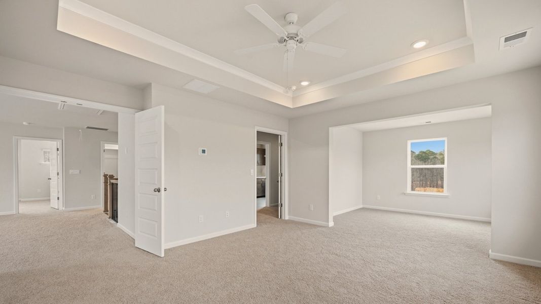 Spacious, unfurnished interior of a new home in The Gates at Pates Creek, Hampton (Image 29). Spacious, unfurnished interior of a new home in The Gates at Pates Creek, Hampton (Image 29).