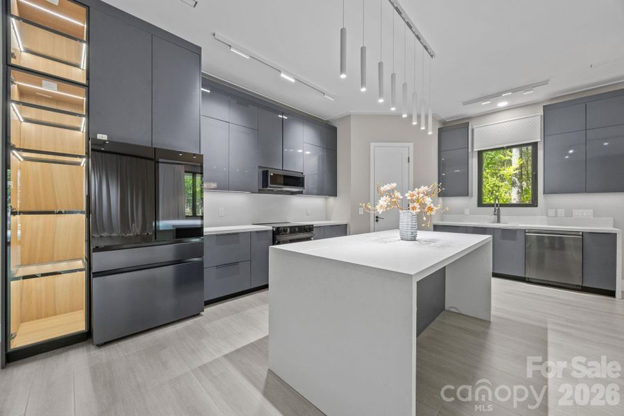 Furnished interior view inside a new home in , Charlotte (Image 9).