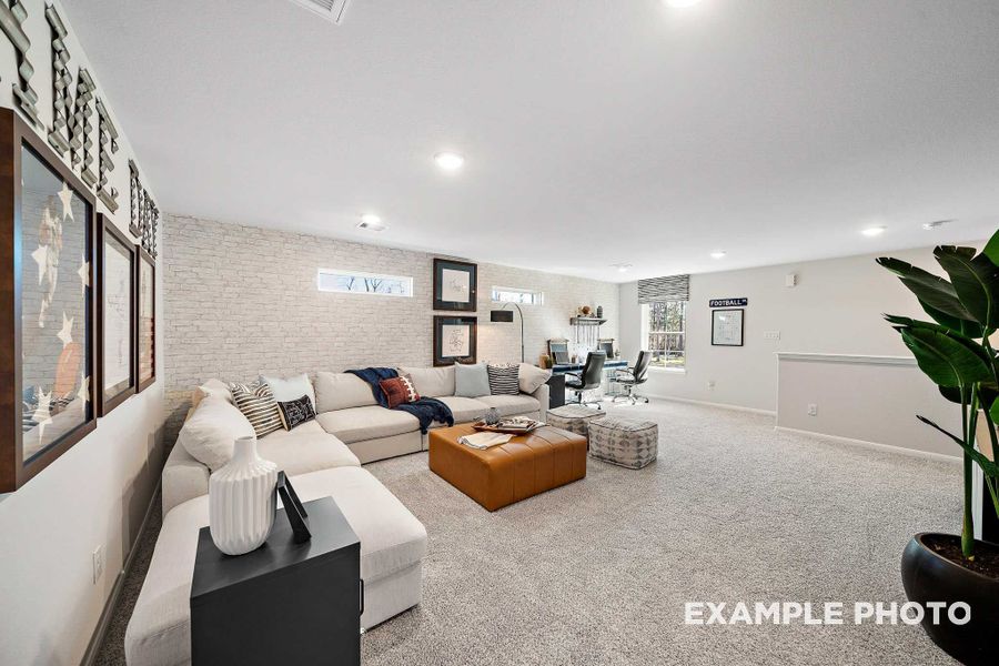 Representative furnished interior of a home built from the The San Marcos F by Davidson Homes LLC in Spring Branch Crossing, Conroe (Image 26).
