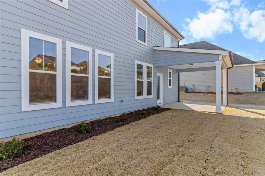 Exterior details and patio area of a home in Crawford Creek, Grovetown (Image 3). Exterior details and patio area of a home in Crawford Creek, Grovetown (Image 3).