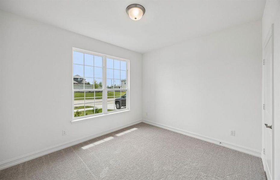 Secondary bedroom on first level