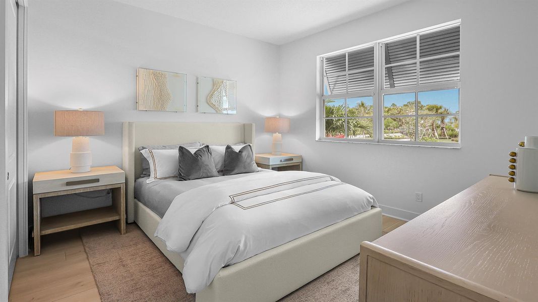 Furnished interior view inside a new home in L'Ambiance at Avenir, Palm Beach Gardens (Image 13).