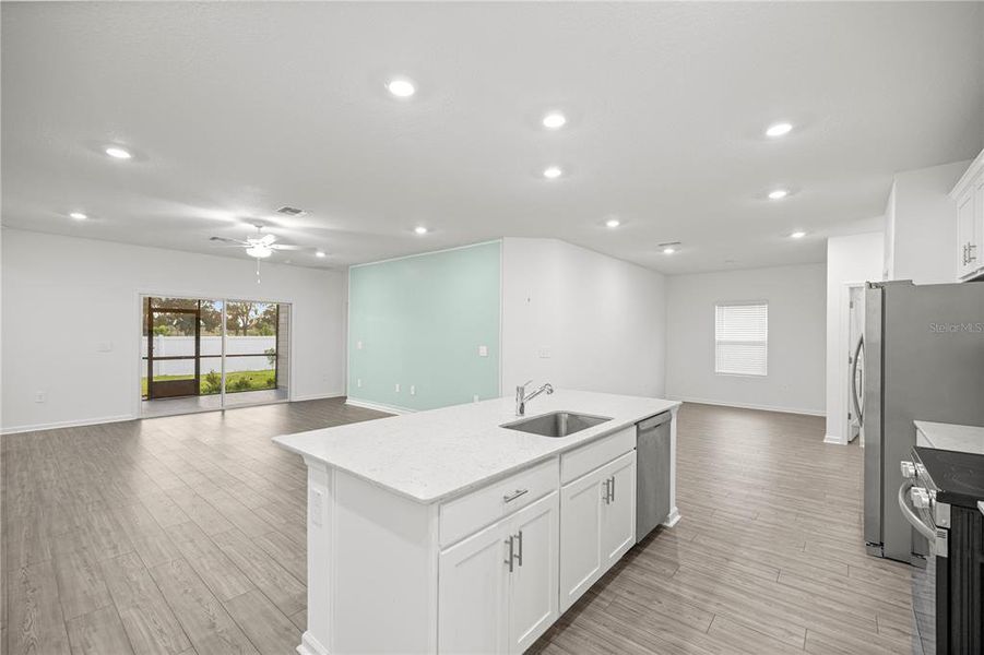 Furnished interior view inside a new home in , Ocala (Image 3).
