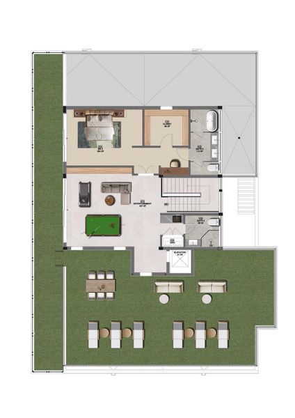 2D floor plan layout of this home in , Fort Lauderdale, FL (Image 8).