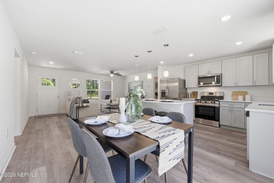 Furnished interior view inside a new home in , Hastings (Image 31).