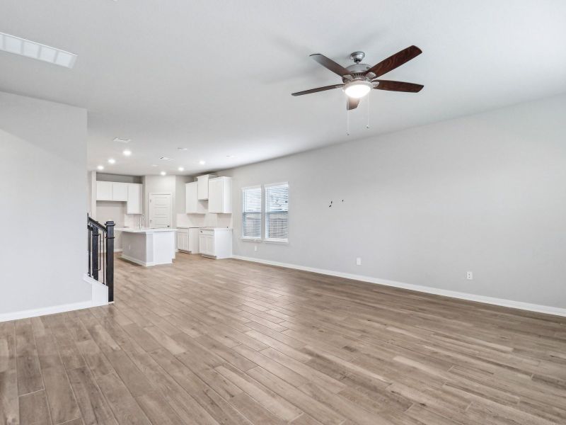 Spacious, unfurnished interior of a new home in Arcadia Ridge - Premier Series, San Antonio (Image 13). Spacious, unfurnished interior of a new home in Arcadia Ridge - Premier Series, San Antonio (Image 13).