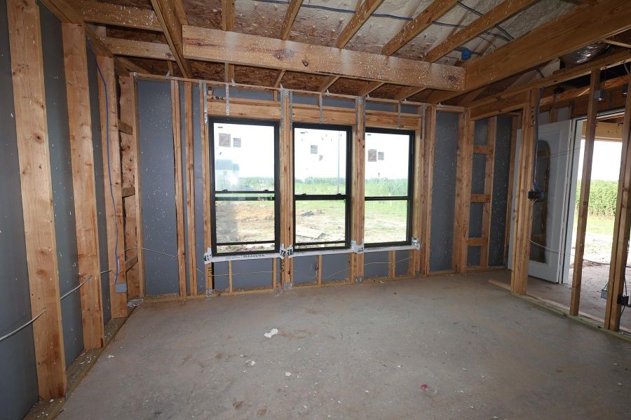 In-progress construction of a new home in Austin Point - Terrace Collection, Richmond, TX (Image 15).