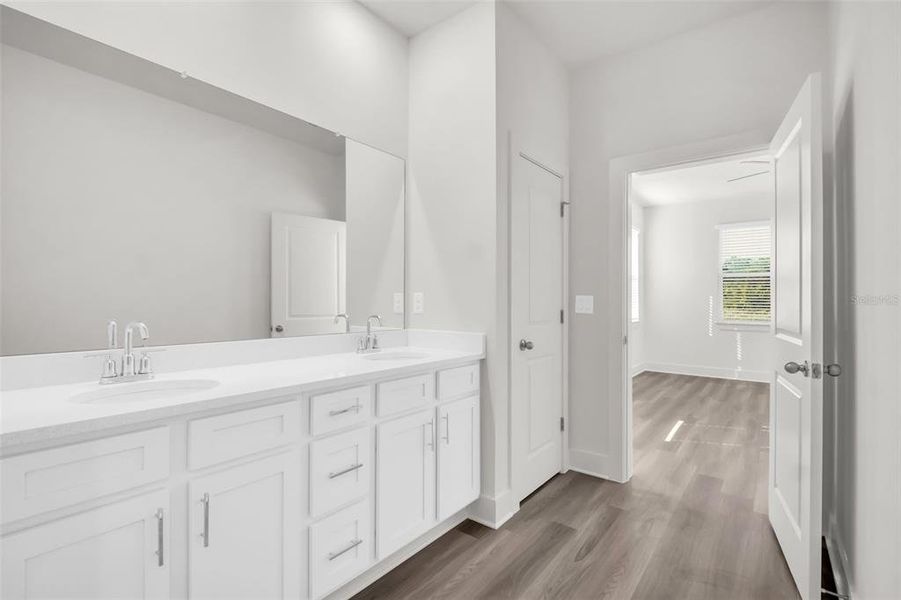 Furnished interior view inside a new home in Emerald Fields, Hudson (Image 3).