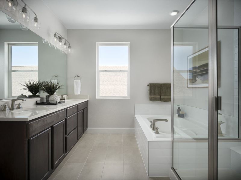 Furnished interior view inside a new home in Brighton Crossings, Brighton (Image 12).