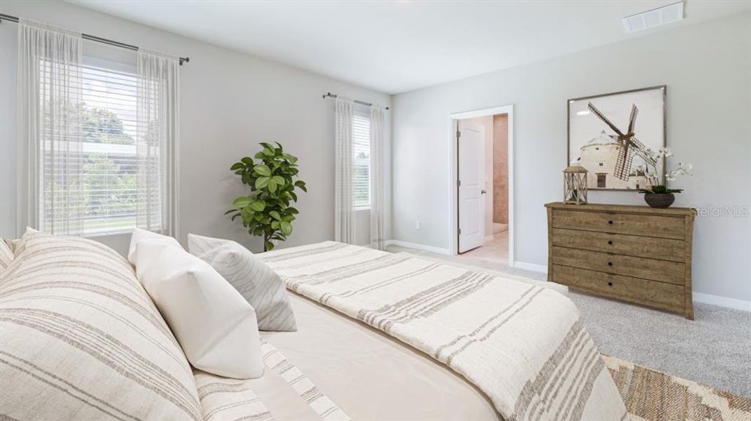 Furnished interior view inside a new home in Coral Lakes - Tradition & Express, Punta Gorda (Image 12).