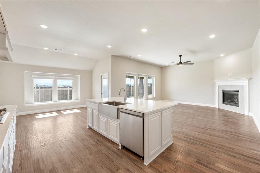 Furnished interior view inside a new home in East Oak Creek 50-55, Commerce (Image 14). Furnished interior view inside a new home in East Oak Creek 50-55, Commerce (Image 14).