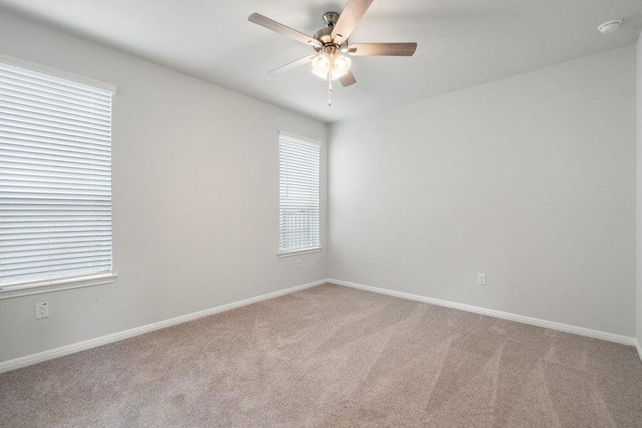 Picture of previously built home, not actual home