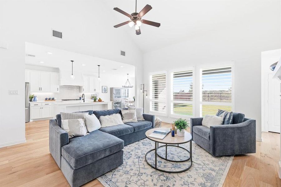 Furnished interior view inside a new home in , Haslet (Image 25).
