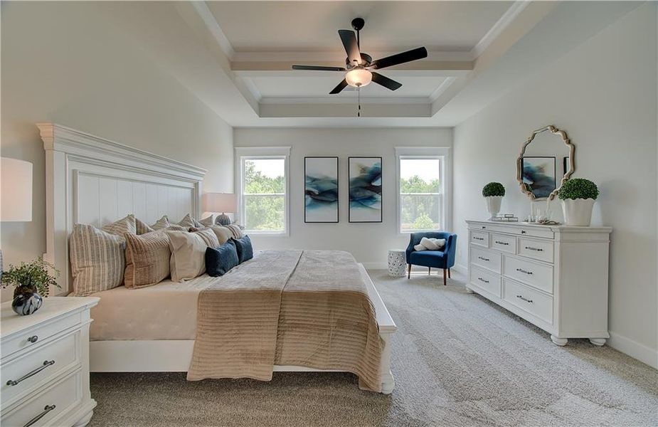 Furnished interior view inside a new home in Rosewood Lake Estates, Hoschton (Image 32).
