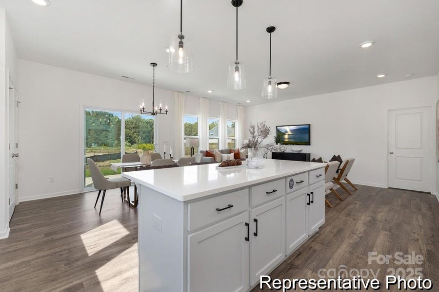 Furnished interior view inside a new home in Whispering Hills, Locust (Image 8).