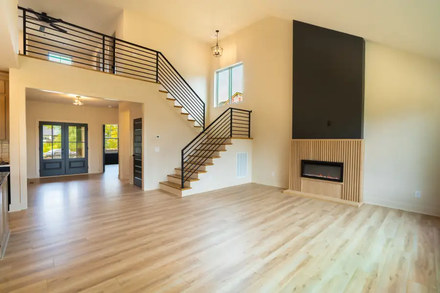 Representative unfurnished interior of a home built from the Cassie by Norfleet Builders in Cambria, White House (Image 22). Representative unfurnished interior of a home built from the Cassie by Norfleet Builders in Cambria, White House (Image 22).