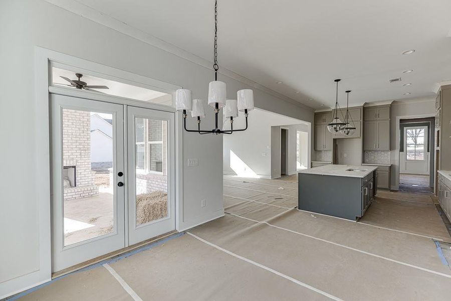 In-progress construction of a new home in , Cumming, GA (Image 23).