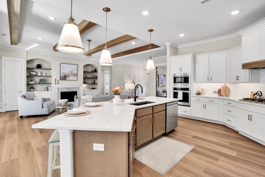 Representative furnished interior of a home built from the Bar Harbour I by Kent Homes in Oyster Harbour, Supply (Image 143).
