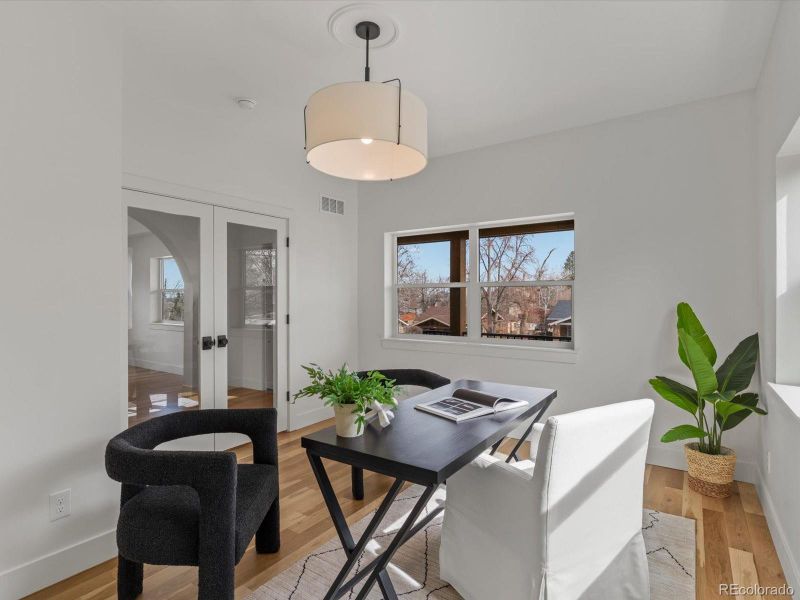 Furnished interior view inside a new home in , Denver (Image 34).