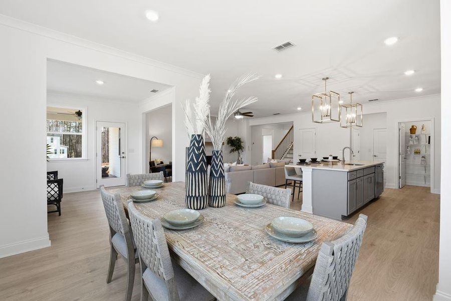 Furnished interior view inside a new home in Auburn Glen, Dacula (Image 14).