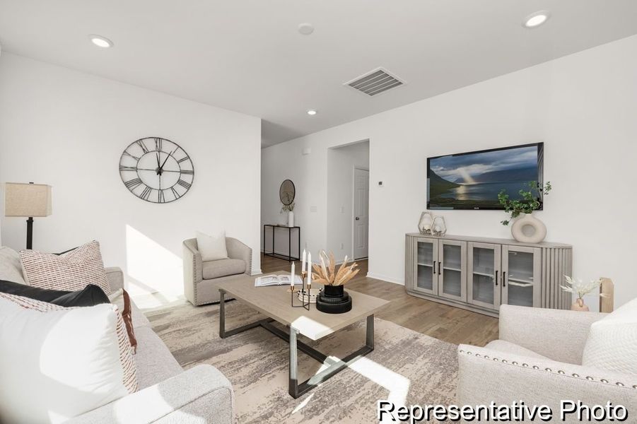 Furnished interior view inside a new home in Edgewater - The Cottages, Lancaster (Image 10).