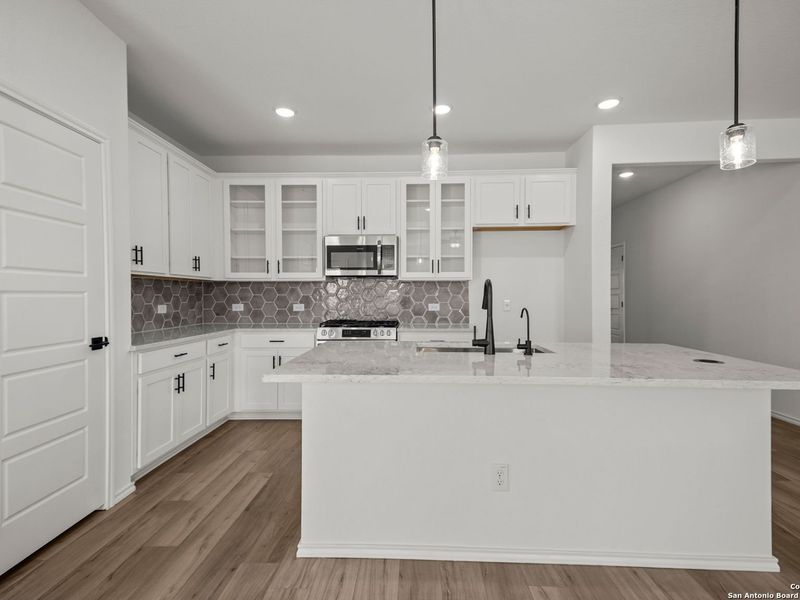 Furnished interior view inside a new home in Comanche Ridge, San Antonio (Image 6).
