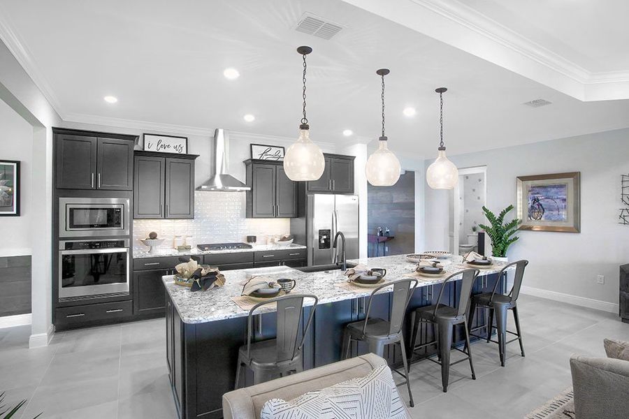 Representative furnished interior of a home built from the Whitmore by Colen Built Development, LLC in On Top of the World Communities, Ocala (Image 5). Representative furnished interior of a home built from the Whitmore by Colen Built Development, LLC in On Top of the World Communities, Ocala (Image 5).