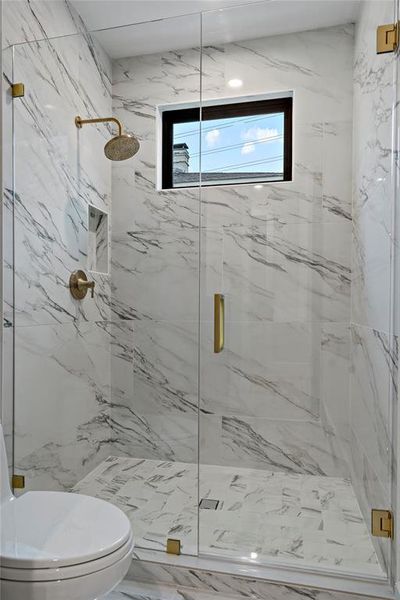 Shower in 1st floor guest bathroom