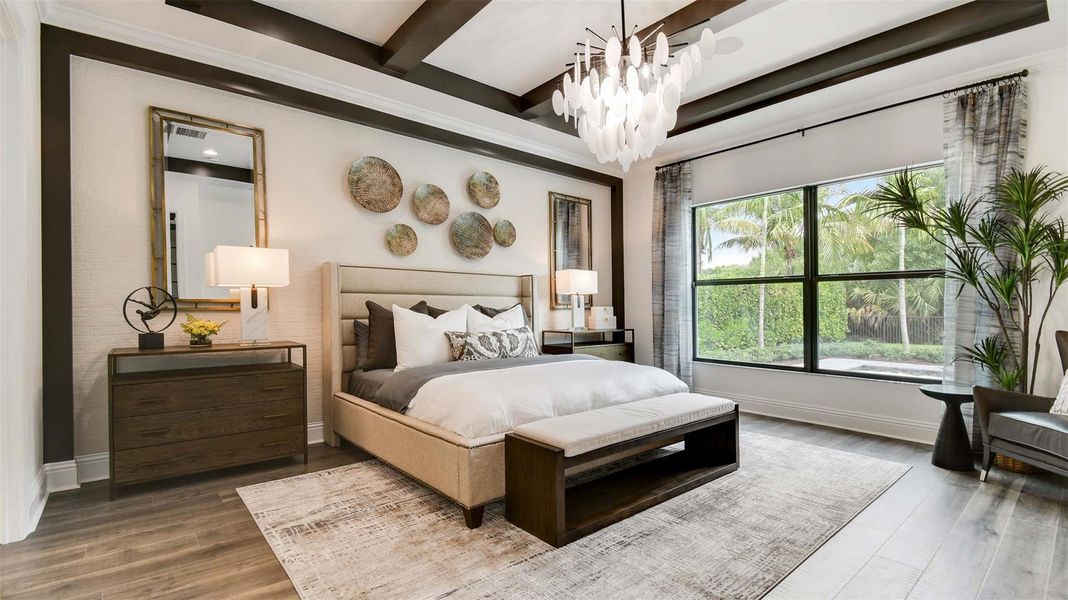 Furnished interior view inside a new home in Artistry Palm Beach, Palm Beach (Image 39).