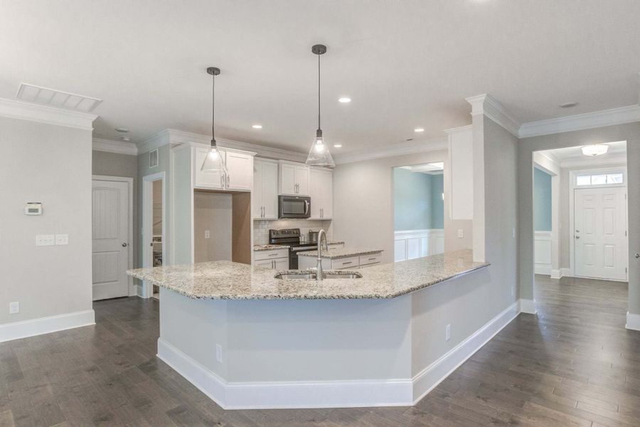 Representative furnished interior of a home built from the Bladen by Caviness & Cates Communities in Maggie Way, Wendell (Image 135).