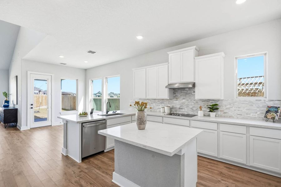 Furnished interior view inside a new home in Alsatian Oaks, Castroville (Image 33).