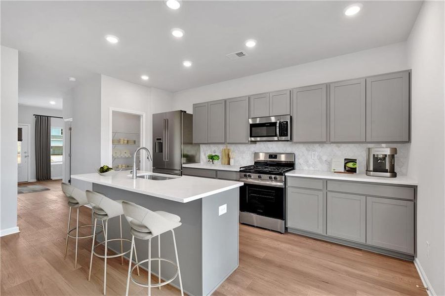 Furnished interior view inside a new home in , Rockmart (Image 7).