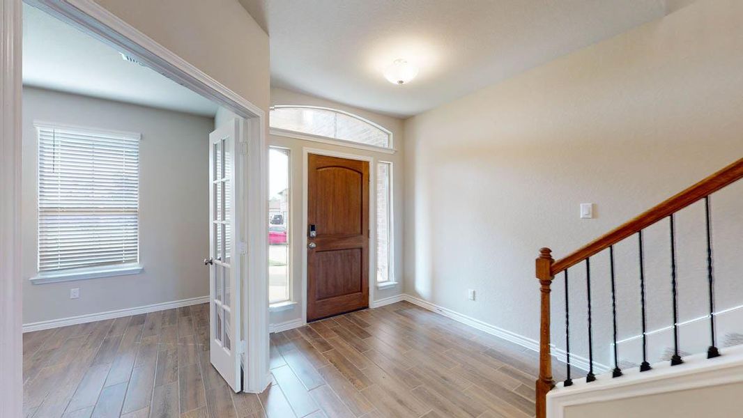 Spacious, unfurnished interior of a new home in Turnbo Ranch Traditions, Killeen (Image 16). Spacious, unfurnished interior of a new home in Turnbo Ranch Traditions, Killeen (Image 16).