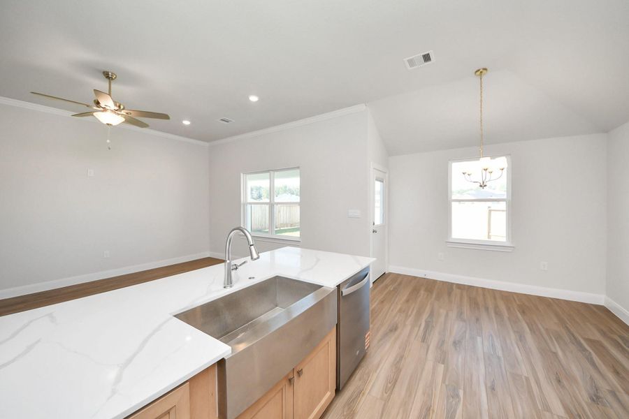 Furnished interior view inside a new home in Grand Oaks Reserve, Cleveland (Image 11).