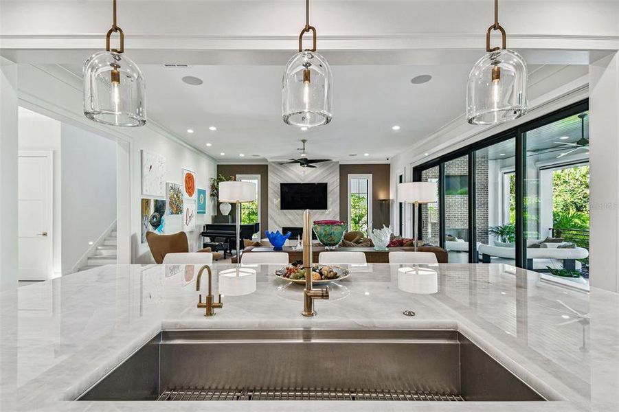 Furnished interior view inside a new home in , Tampa (Image 16).