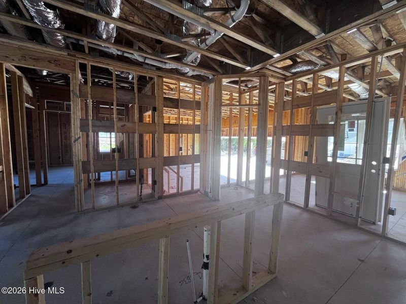 In-progress construction of a new home in Rutledge, Shallotte, NC (Image 25).
