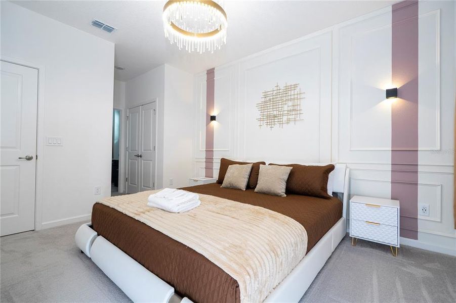 Furnished interior view inside a new home in , Kissimmee (Image 32). Furnished interior view inside a new home in , Kissimmee (Image 32).