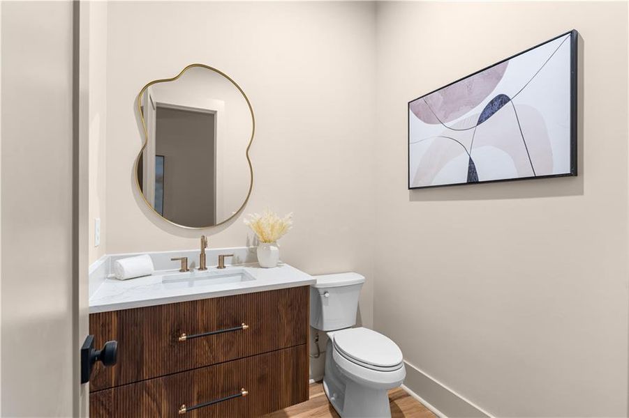 Furnished interior view inside a new home in , Atlanta (Image 17).