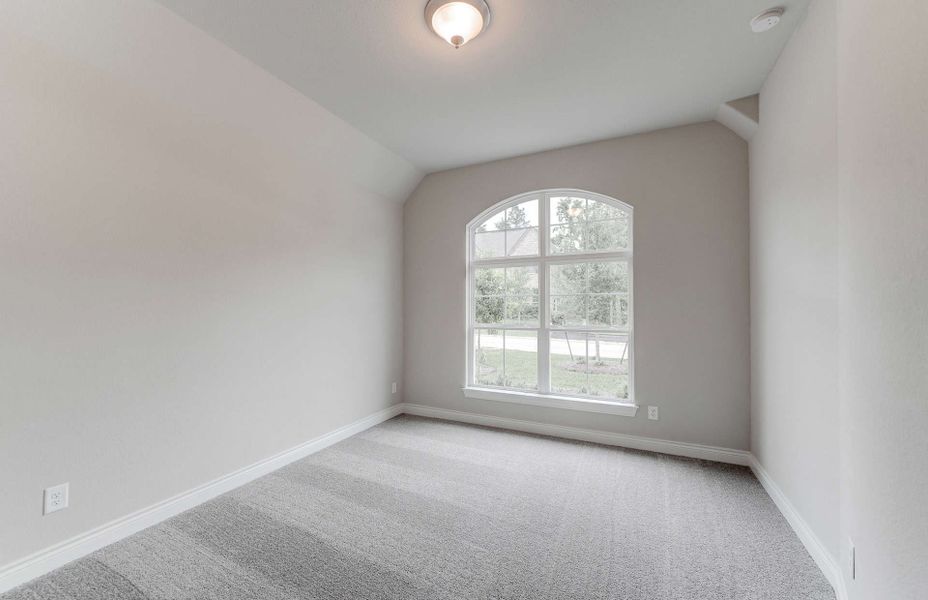 Representative unfurnished interior of a home built from the 3049 by Ravenna Homes in The Woodlands Hills 65′, Willis (Image 34). Representative unfurnished interior of a home built from the 3049 by Ravenna Homes in The Woodlands Hills 65′, Willis (Image 34).