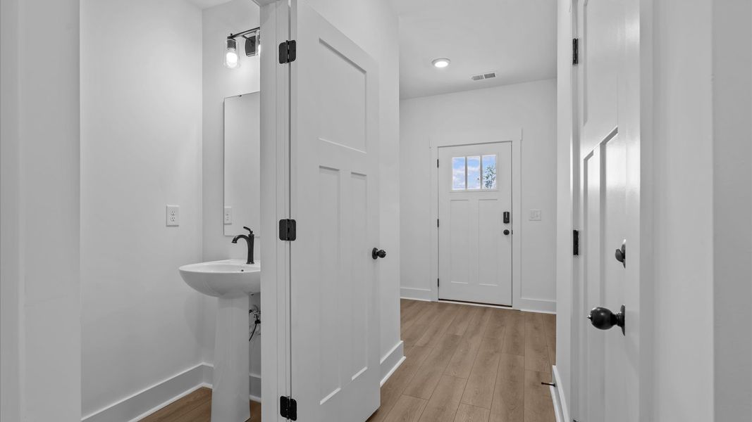 Furnished interior view inside a new home in Aspen Ridge, Lyman (Image 5).