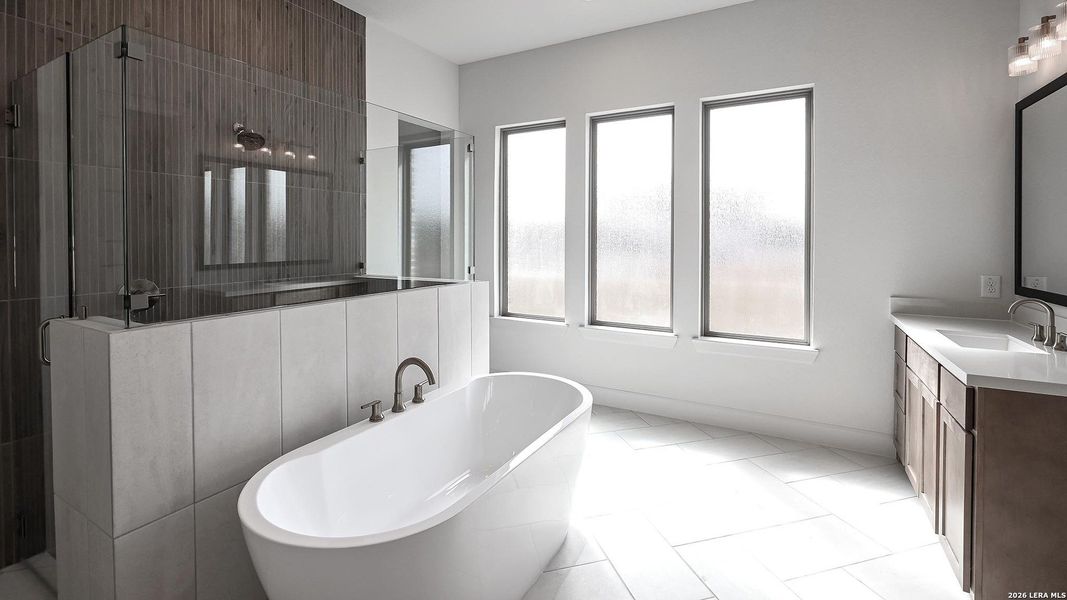 Furnished interior view inside a new home in Kinder Ranch, San Antonio (Image 9).