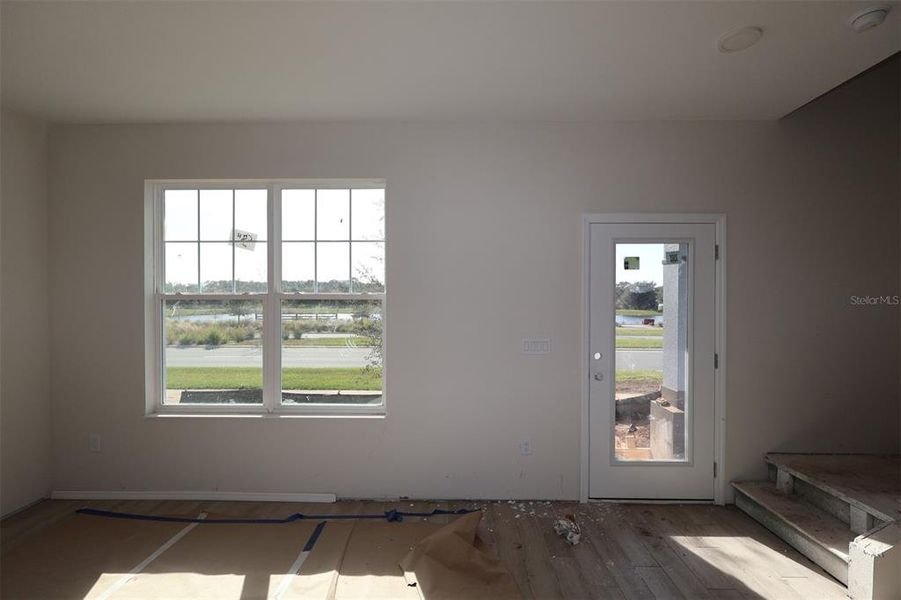 In-progress construction of a new home in Center Lake on the Park, St. Cloud, FL (Image 9).