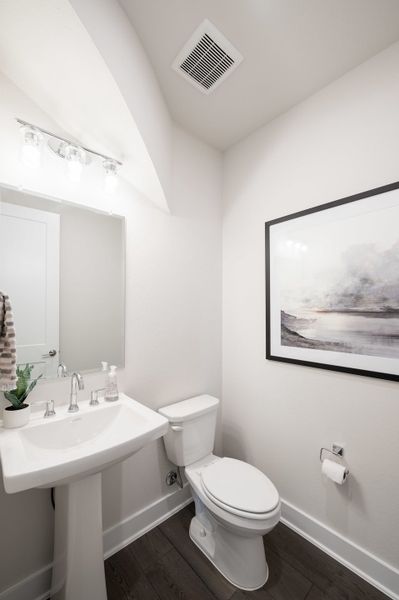 Furnished interior in a model home at Harvest Green in Richmond (Image 21).