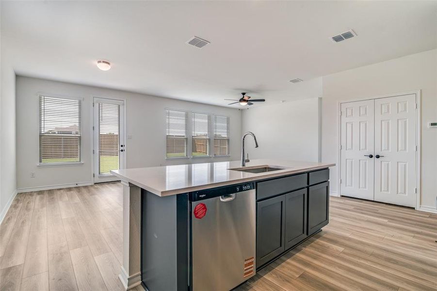 Furnished interior view inside a new home in Cottonwood Creek, Seagoville (Image 6).