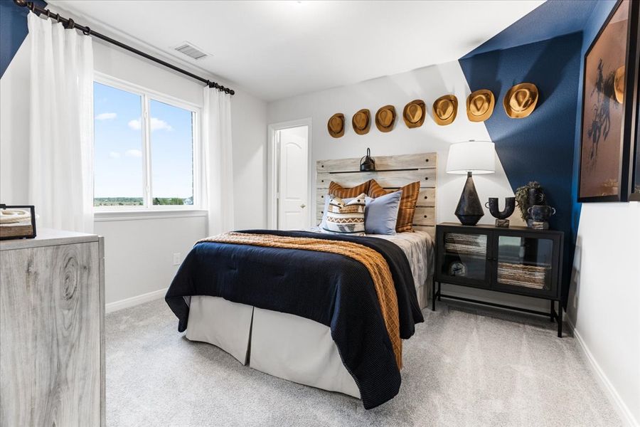 Furnished interior view inside a new home in The Reserve at Spiritas Ranch, Little Elm (Image 17).