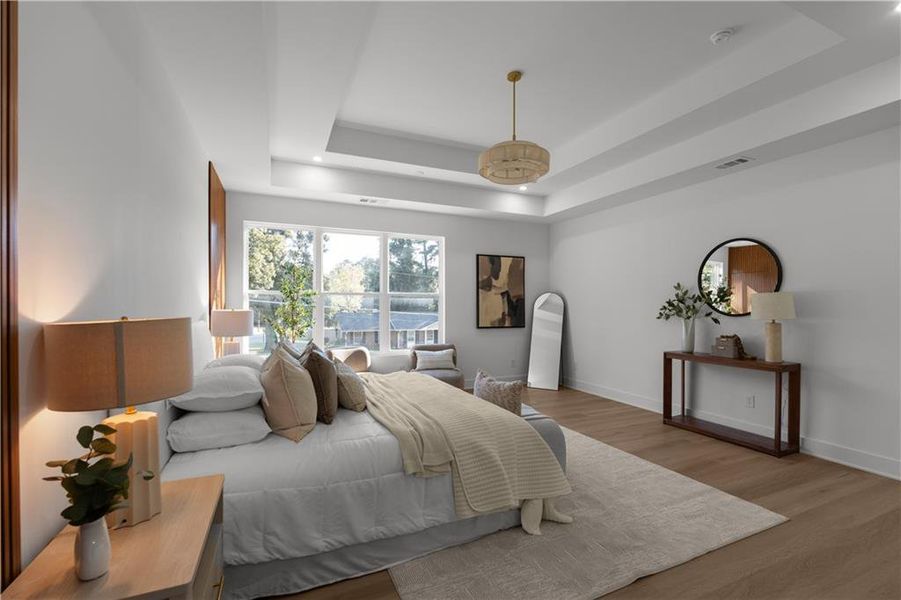 Furnished interior view inside a new home in , Atlanta (Image 41).