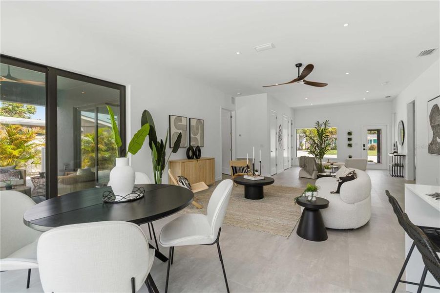 Furnished interior view inside a new home in , Sarasota (Image 31).