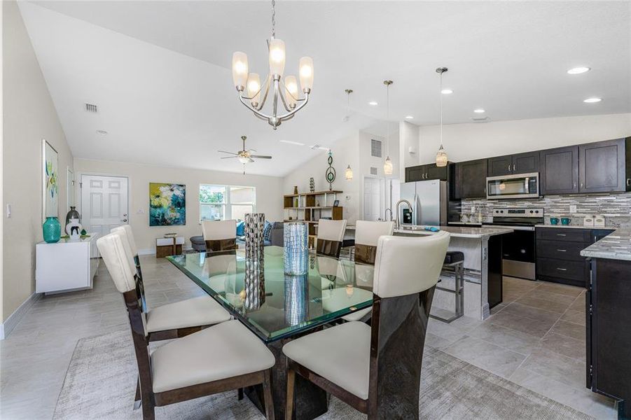 Furnished interior view inside a new home in , North Port (Image 25).